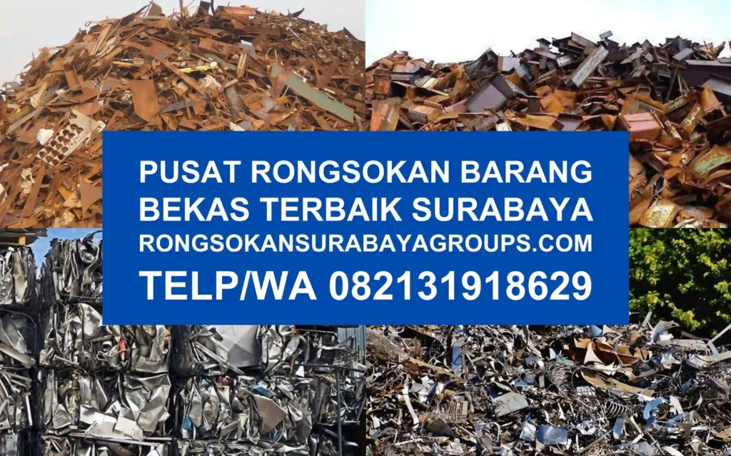 pusat jual beli rongsokan besi tua logam bekas surabaya